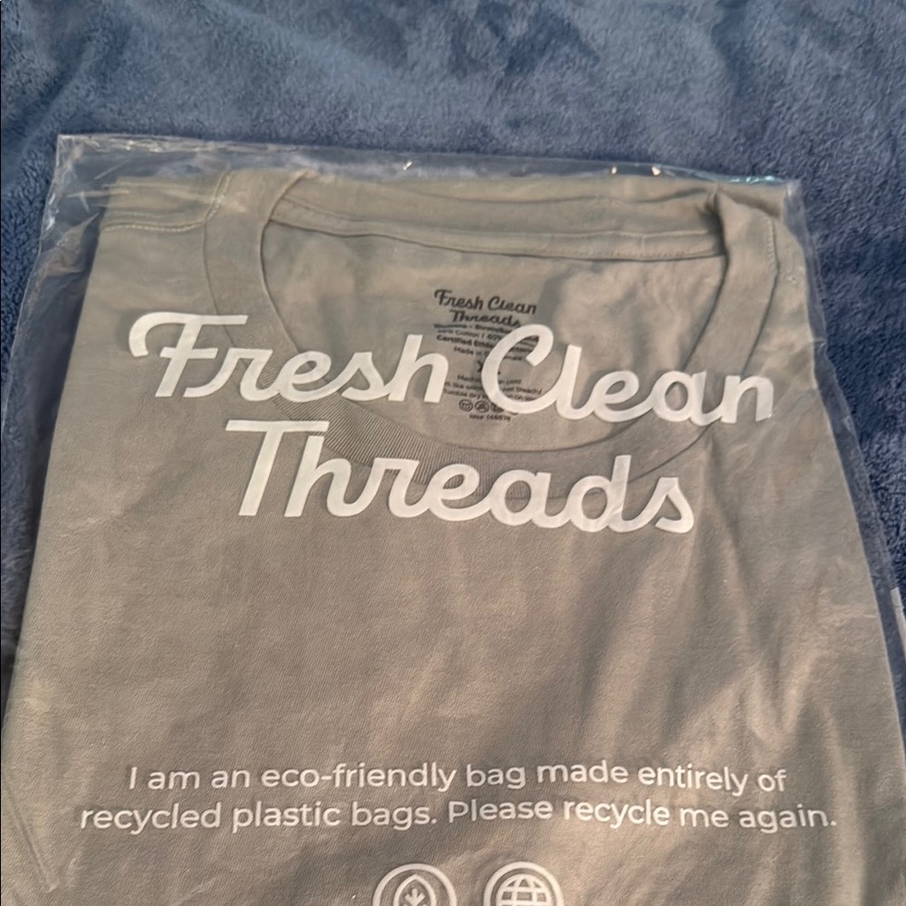 Gray Fresh Clean Threads Short Sleeve Tee
